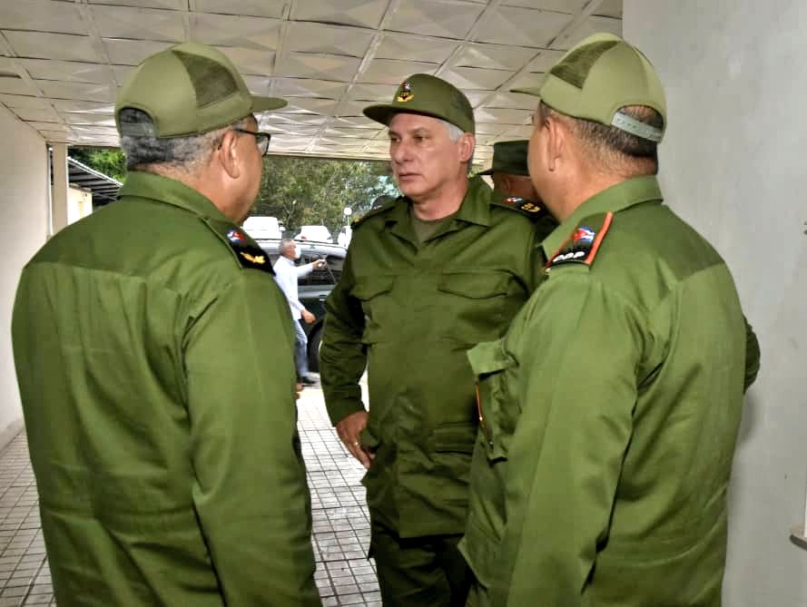 Diaz-Canel Díaz-Canel llama a responsabilidad ciudadana ante inminente impacto de Melissa