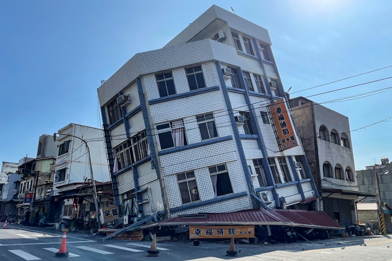 Imagen de terremoto en Taiwán