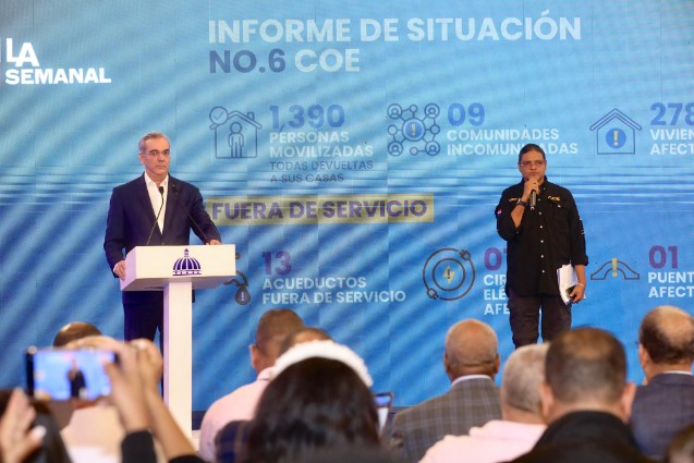Abinader lanza plan de prevención y acción ante fenómenos atmosféricos