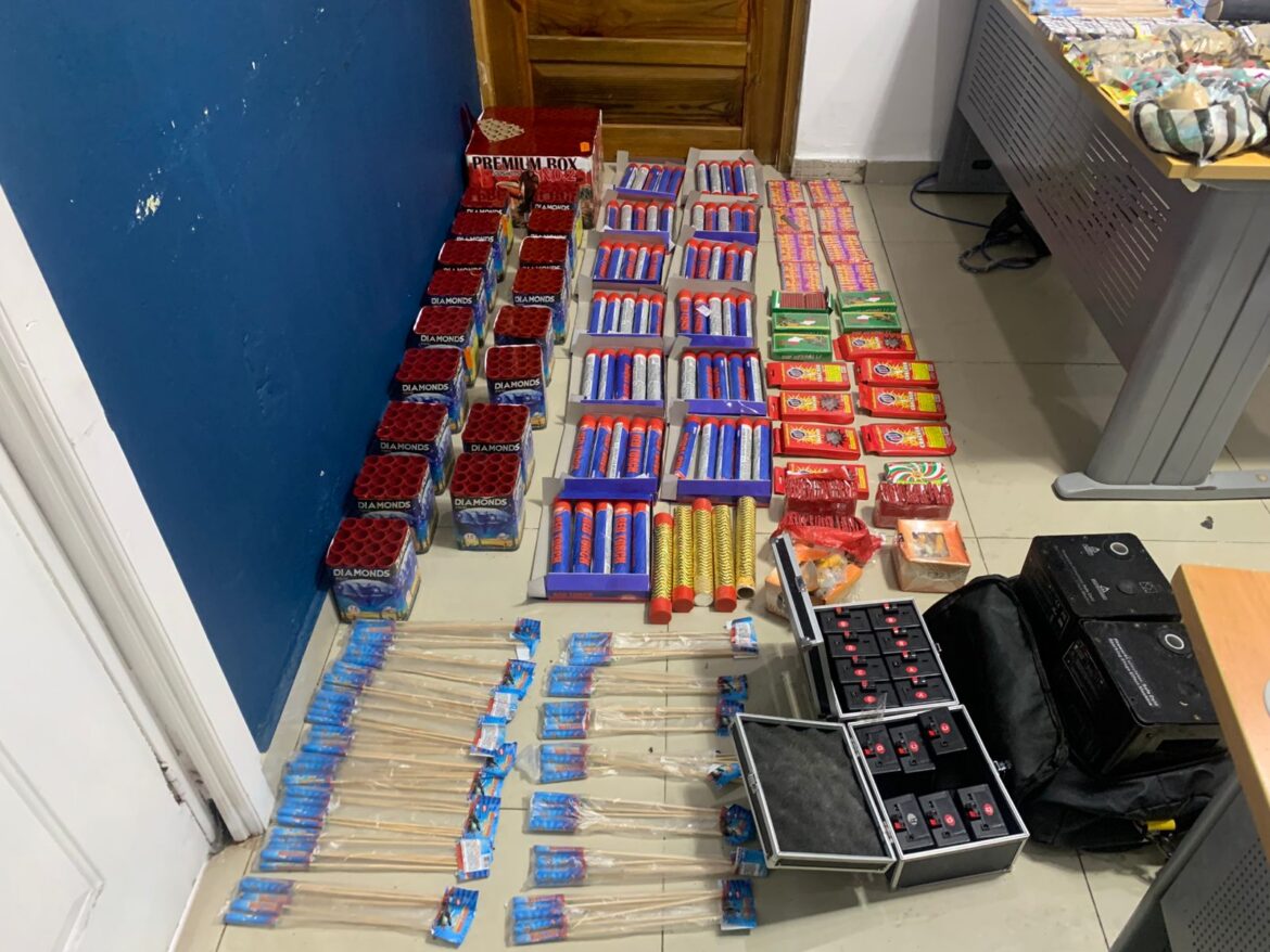 Desarticulan red de venta ilegal de fuegos artificiales en La Romana