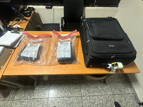 DNCD y CESAC decomisan cocaína y marihuana en el AILA