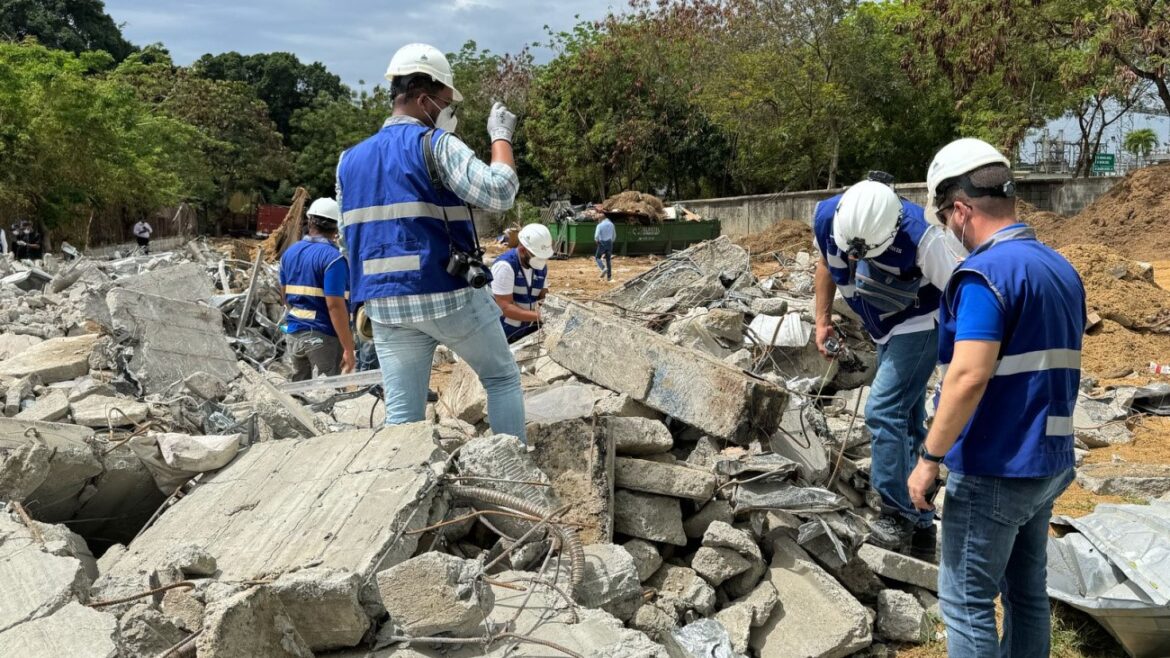 Onesvie resguarda escombros del Jet Set para investigación forense