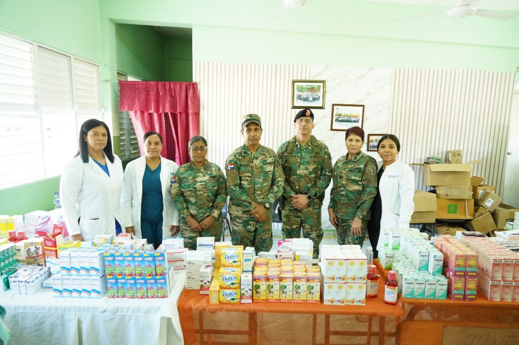 Ministerio de Defensa realiza jornada médica en Licey al Medio