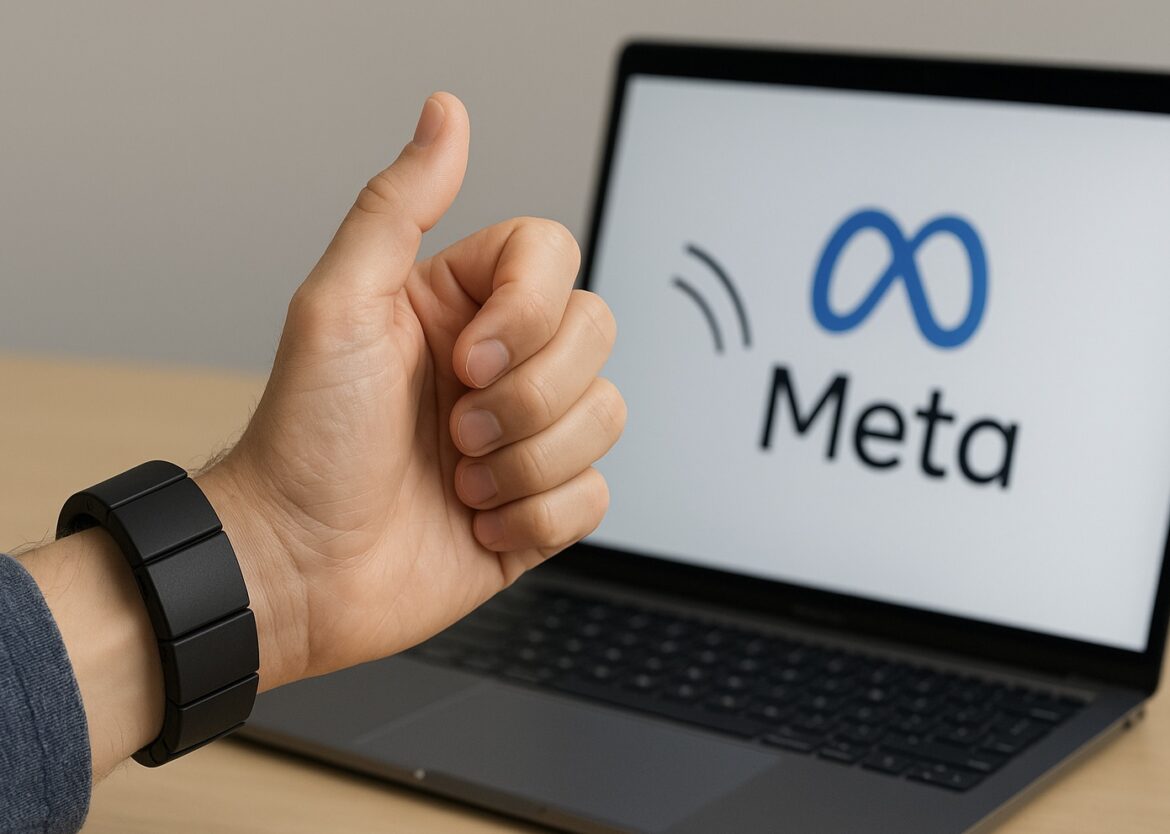 Modelo de inteligencia artificial de Meta operando en entorno digital