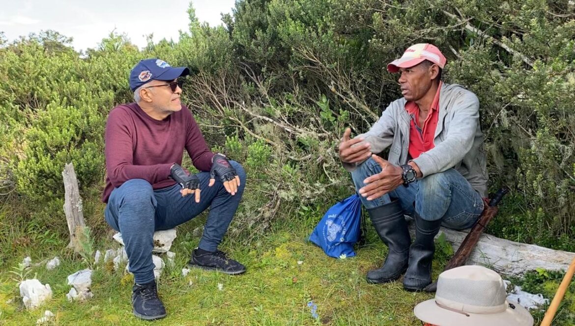Con William, entre La Navaja y la Sabana