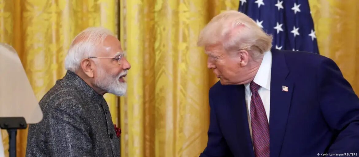 Trump anuncia pacto con India