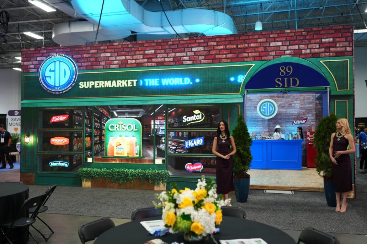 Stand de Grupo SID en Trade Show NSA con productos dominicanos