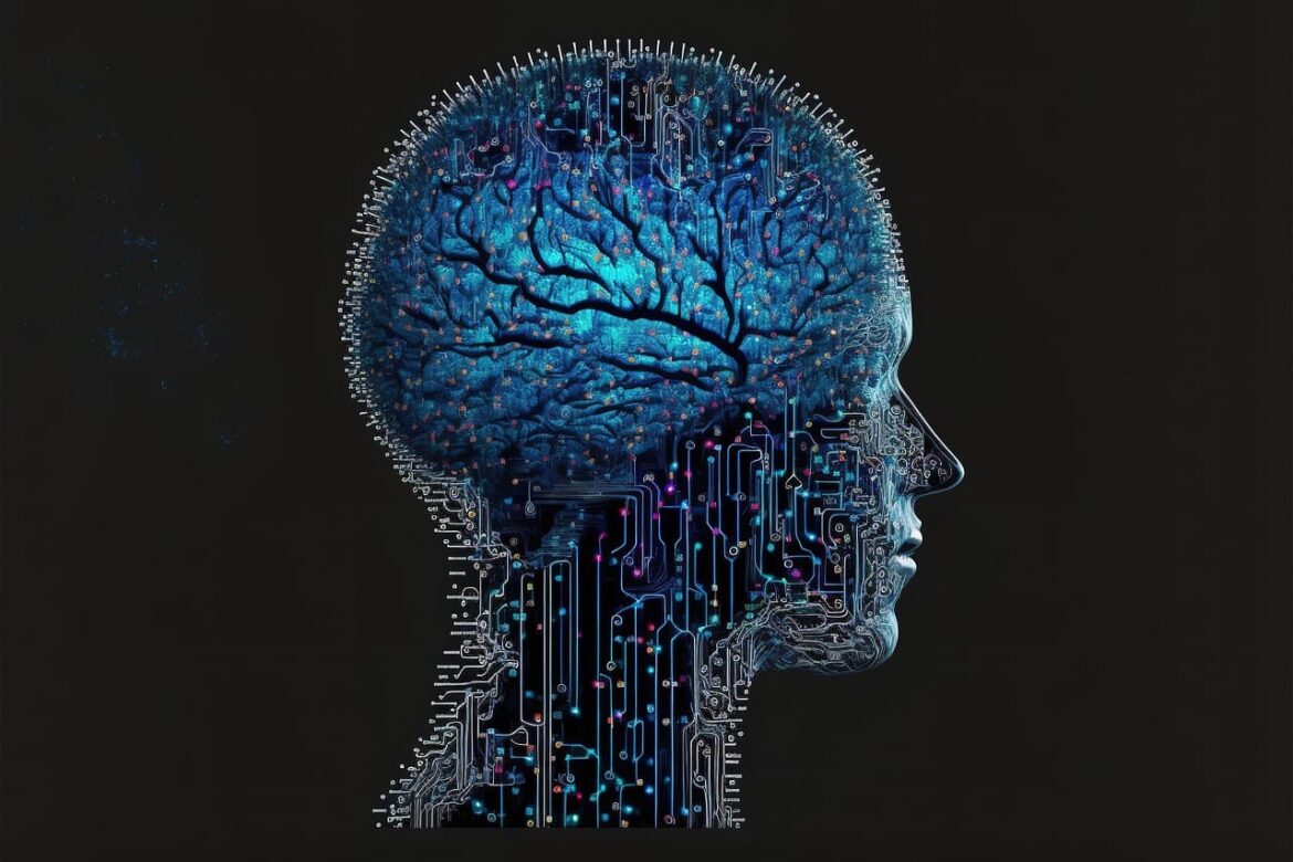 Ilustración del cerebro humano tomando decisiones entre varios objetivos simultáneos.