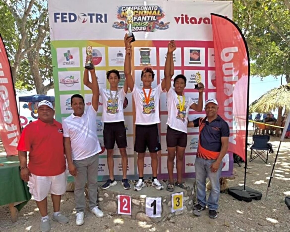 Campeonato Nacional Infantil de Acuatlón en Barahona