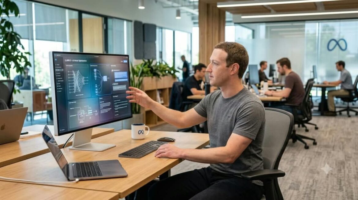 Mark Zuckerberg hablando sobre regulación de inteligencia artificial